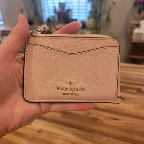 Kate Spade Pink Wallet/Card Case with Key Ring - Picture 3 of 11